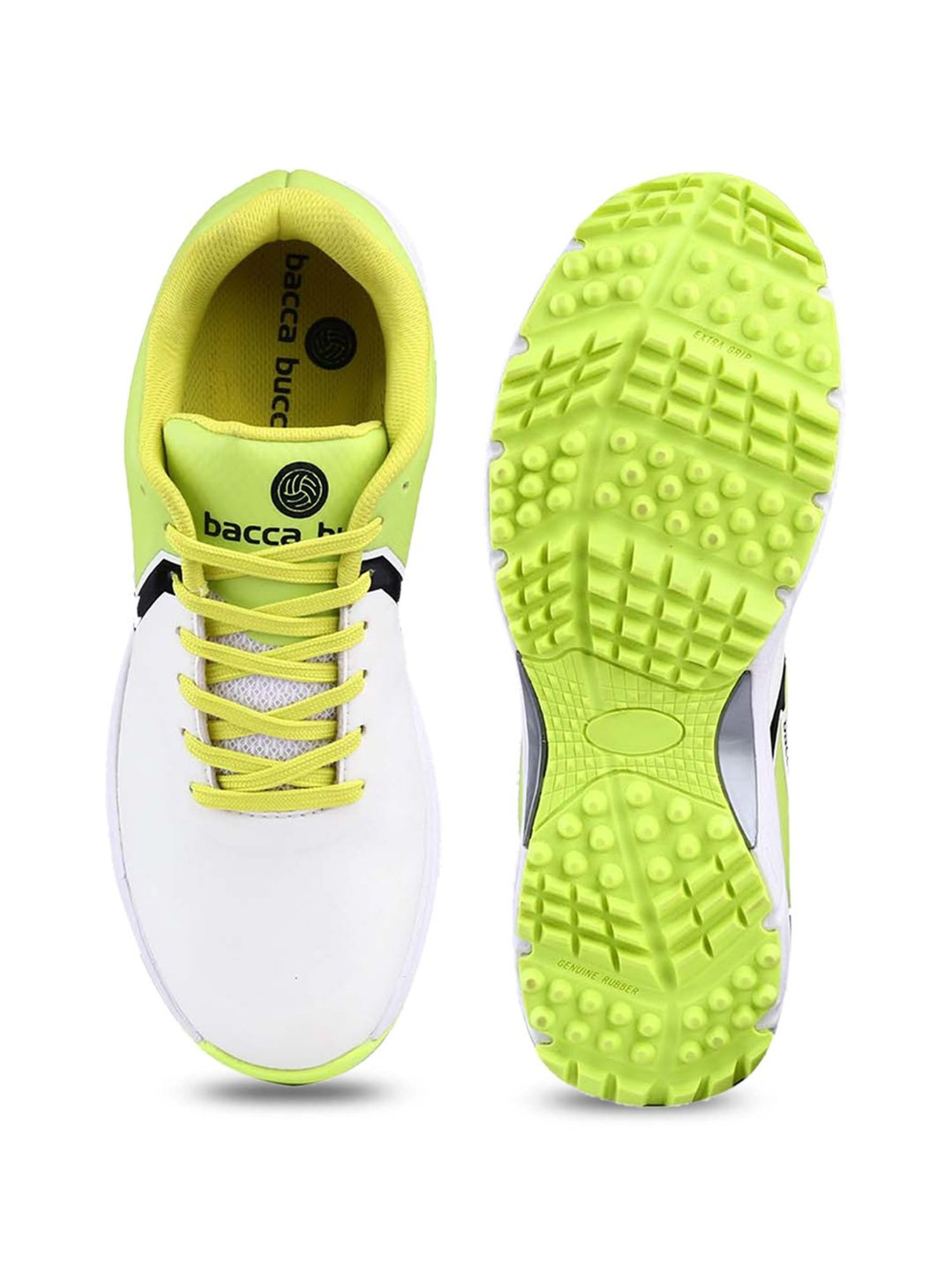 Bacca Bucci Men's CENTURION GLIDE Green Cricket Shoes