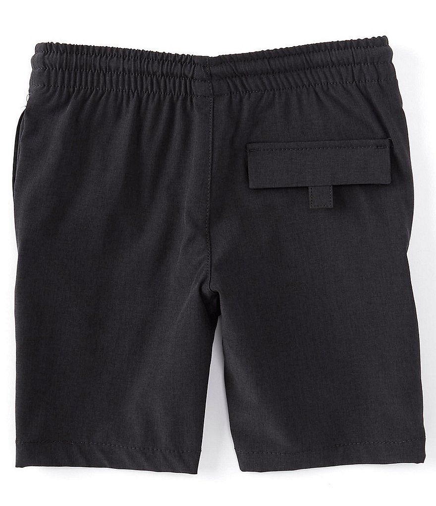 First Wave Little Boys 2T-7 Pull-On Crosshatch Synthetic Shorts
