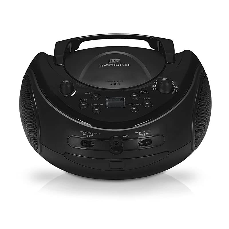 Portable CD Boombox with AM FM Radio