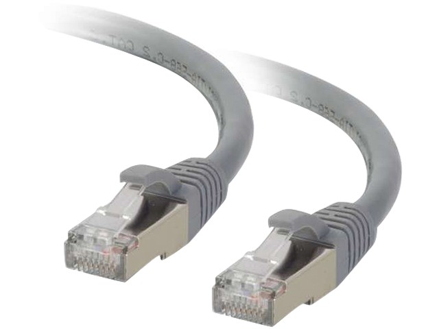 C2G 00861 Cat6 Cable - Snagless Shielded Ethernet Network Patch Cable, Yellow (3 Feet, 0.91 Meters)