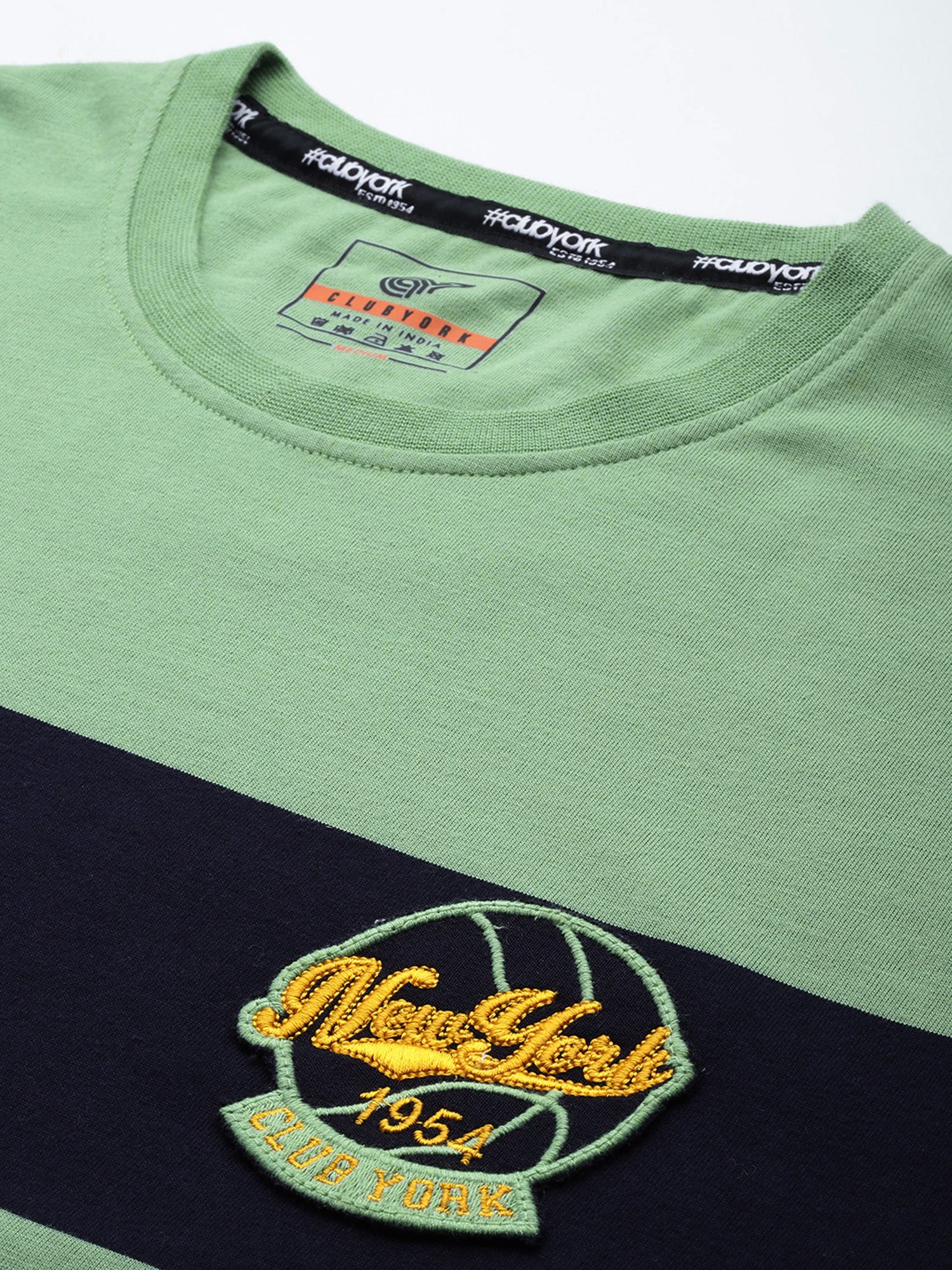 Club York Green Regular Fit T-Shirt