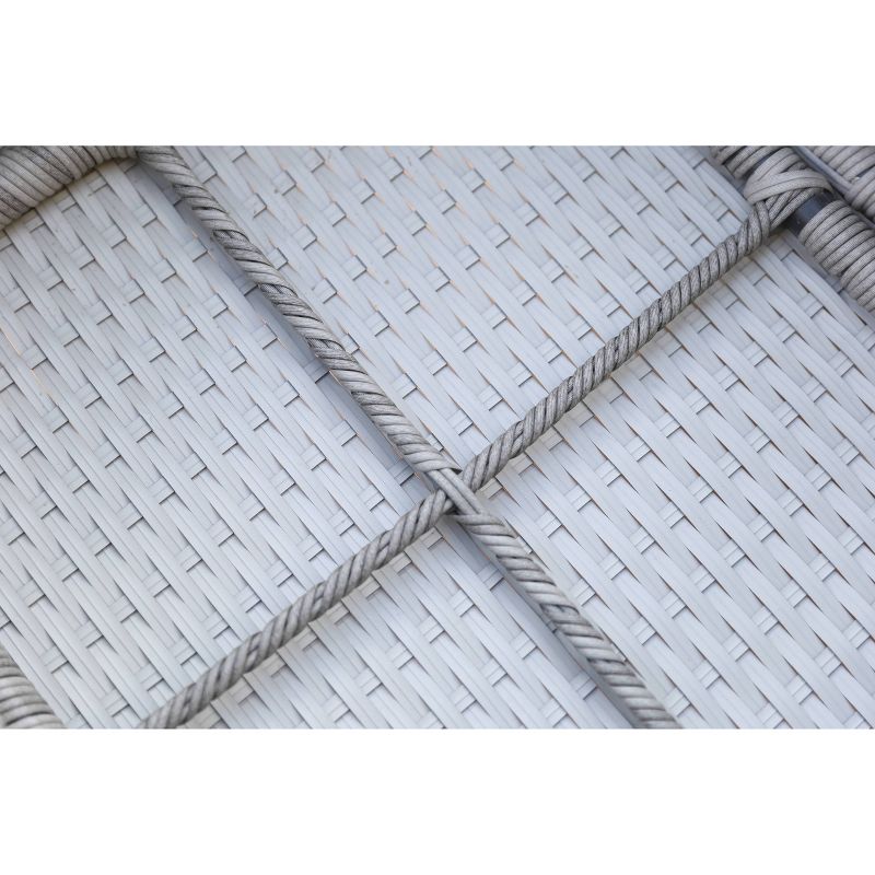 3pc Rattan Patio Conversation Set with Cushions - Art Leon