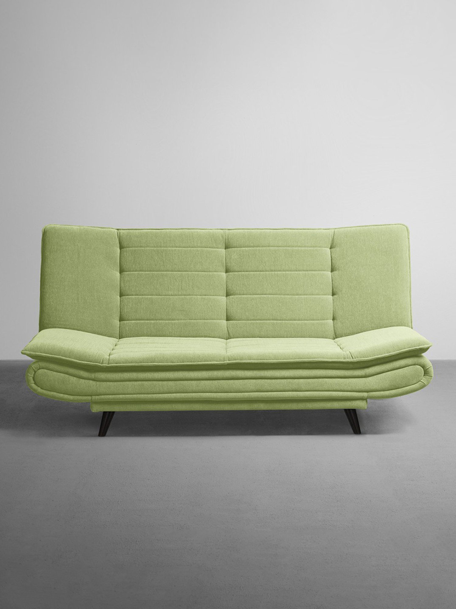 Sleepyhead Matcha Green Fabric Foldable 3 Seater Sofa Cum Bed