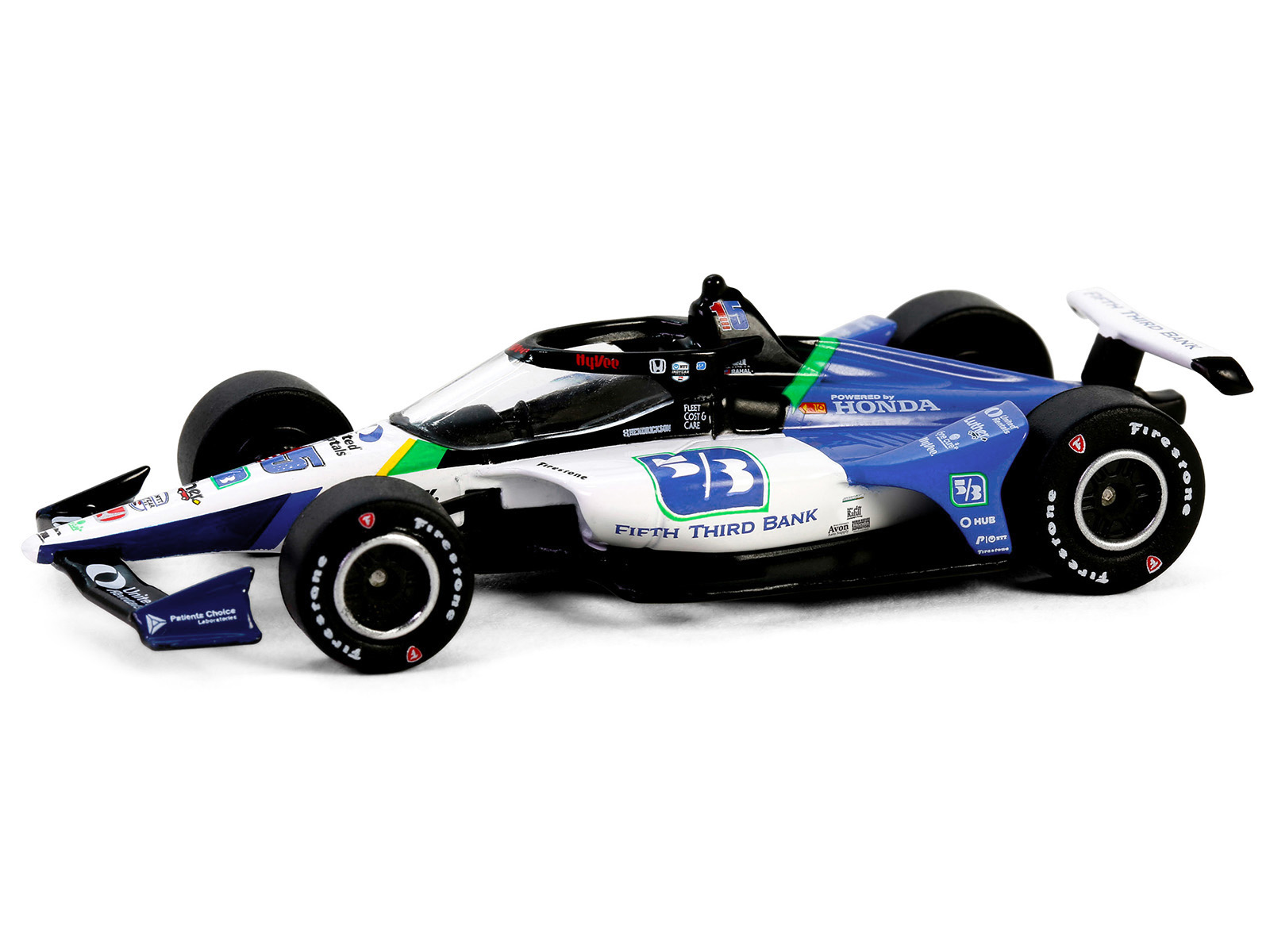 Dallara IndyCar #27 Kyle Kirkwood "AutoNation" Andretti Autosport "NTT IndyCar Series" (2024) 1/18 Diecast Model Car by Greenlight
