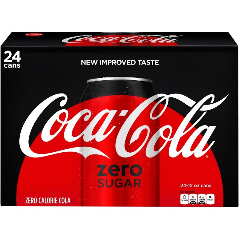 Coca-Cola Zero Sugar - 24pk/12 fl oz Cans