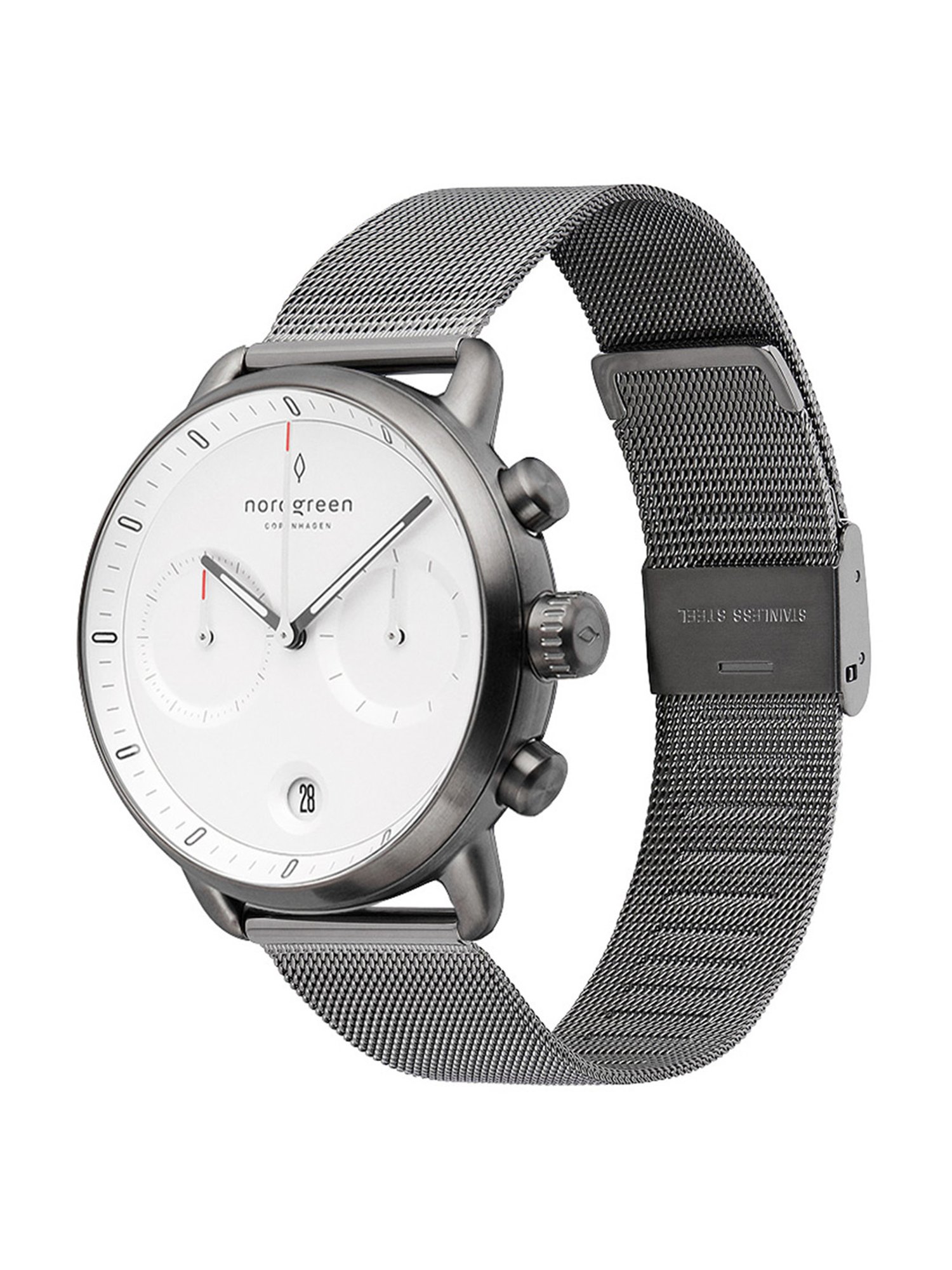 NORDGREEN PI42GMMEGUXX Pioneer Chronograph Watch For Men