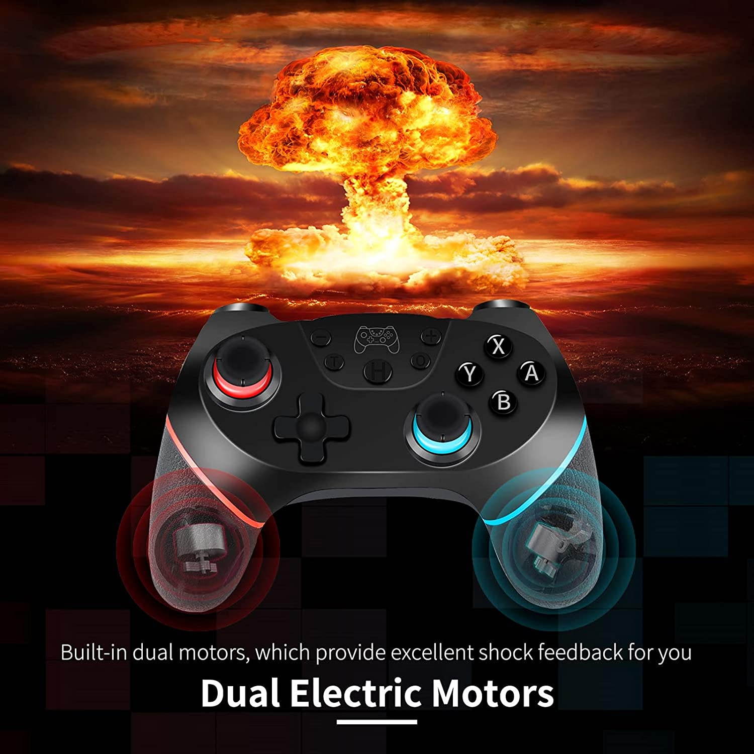 Wireless Pro Controller Gamepad Joypad Remote Joystick for Switch Console
