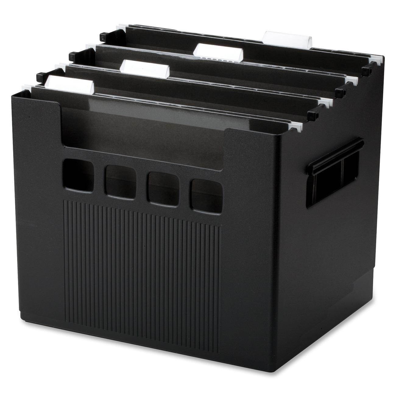 Oxford 43013 Super DecoFlex Letter Size Desktop Hanging File, Plastic, 13 x 10 x 11, Black