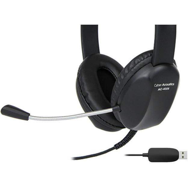 Cyber Acoustics Ac-4006 Usb Stereo Headset