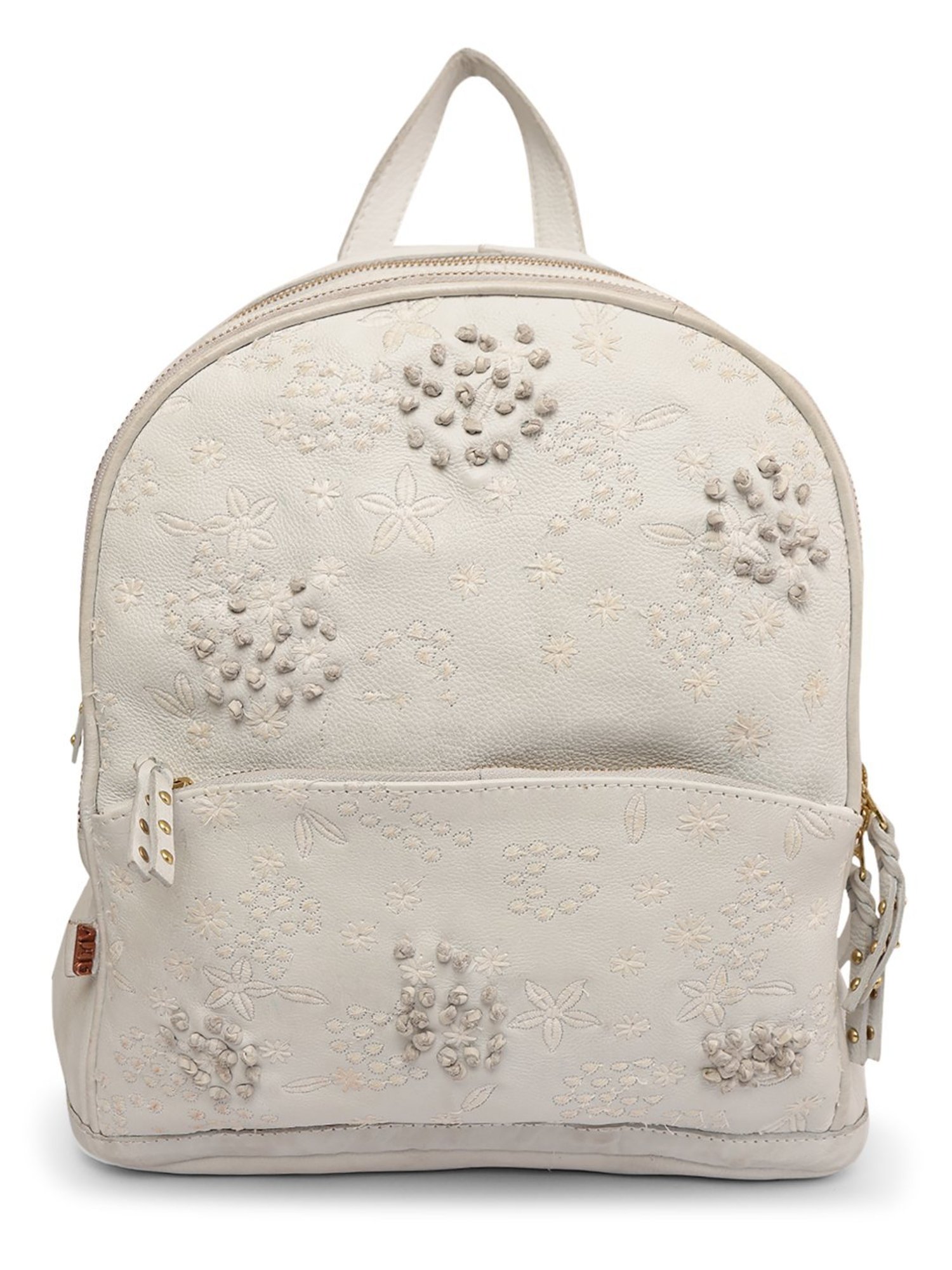 Tohl Tan Distressed Leather Backpack