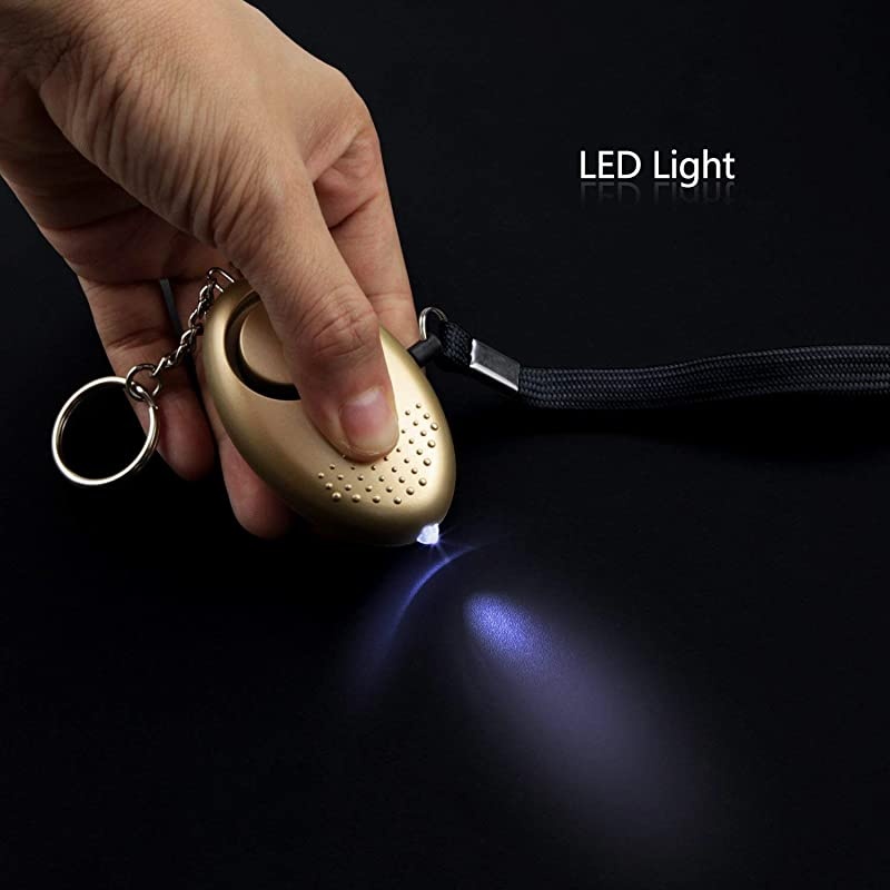Safe Sound Personal Alarm, 8 Pack 140DB Personal Security Alarm Keychain with LED Lights, Emergency Safety Alarm for Women, Men, Children, Elderly