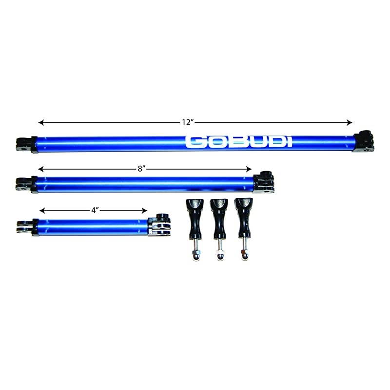 Extension Pole Set Compatible with All GoPro Hero Cameras Includes Bolts 3 Fixed Set