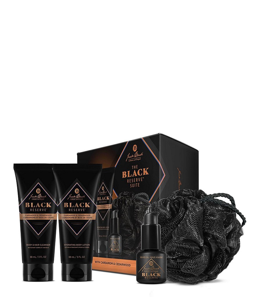 Jack Black 4-Piece Black Reserve Suite Set