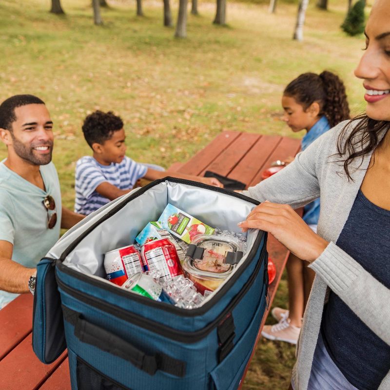Coleman 17.5qt Soft Cooler Backpack - Space Blue
