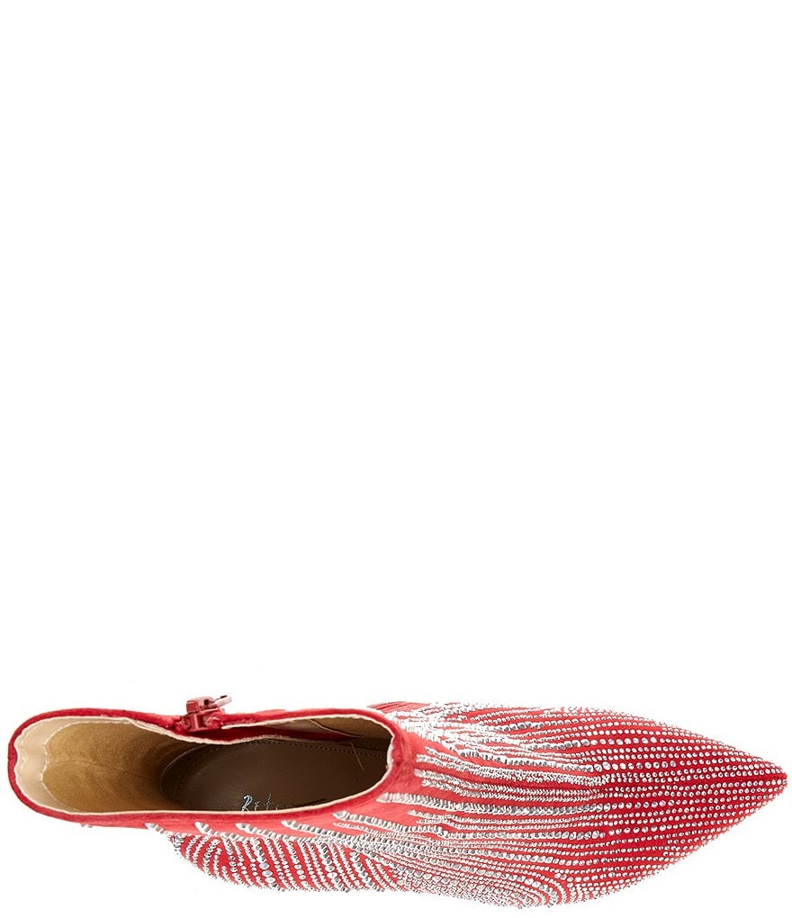 Blue by Betsey Johnson Juelz Rhinestone Booties