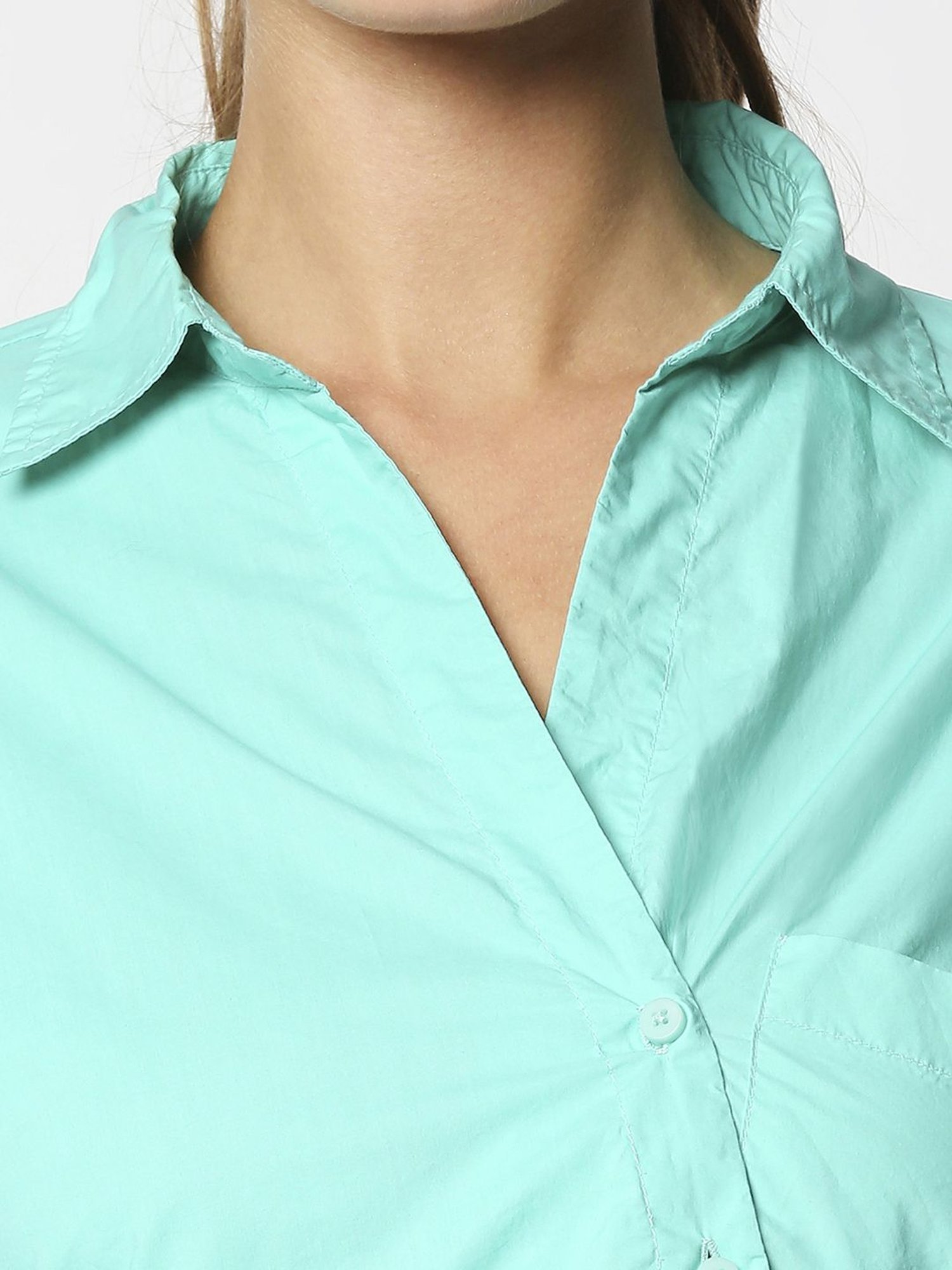 Remanika Green Pure Cotton Shirt
