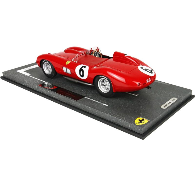Ferrari 335S #6 Phil Hill - Peter Collins 24 Hours of Le Mans (1957) with DISPLAY CASE Limited Edition to 99 pieces Worldwide 1/18 Model Car by BBR