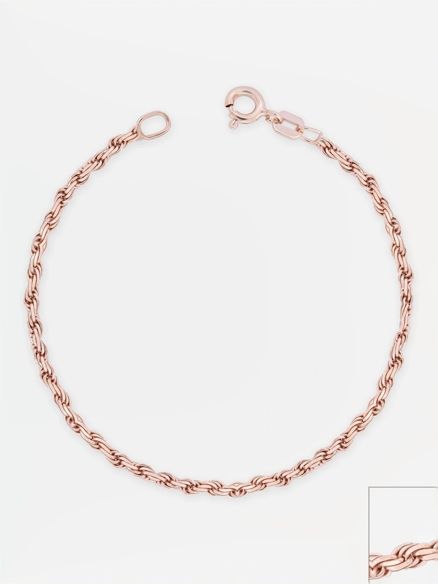 Silberry 92.5 Sterling Silver Isabelle Anklet