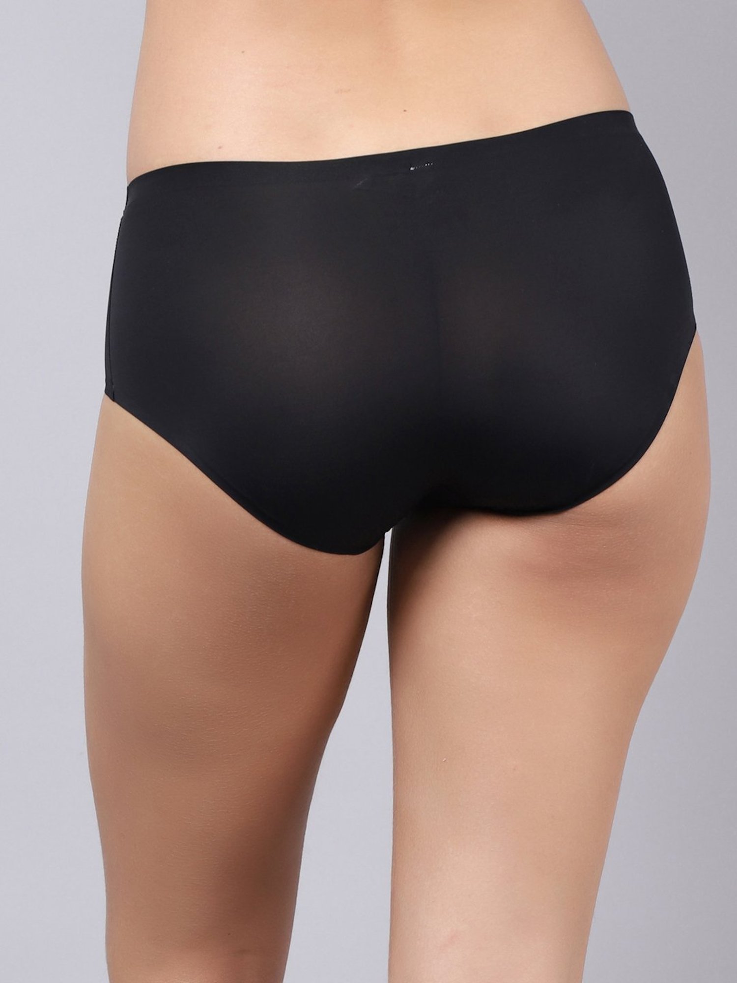 Erotissch Black Seamless Bikini Panty