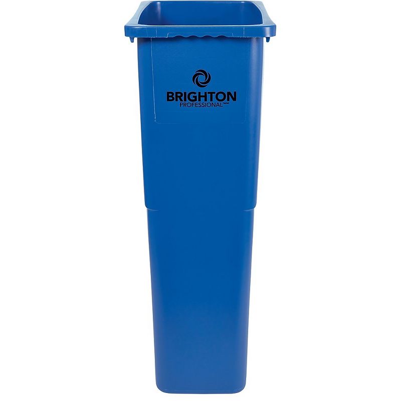 Brighton Slim Wastebasket Blue 23 Gallon 2625780