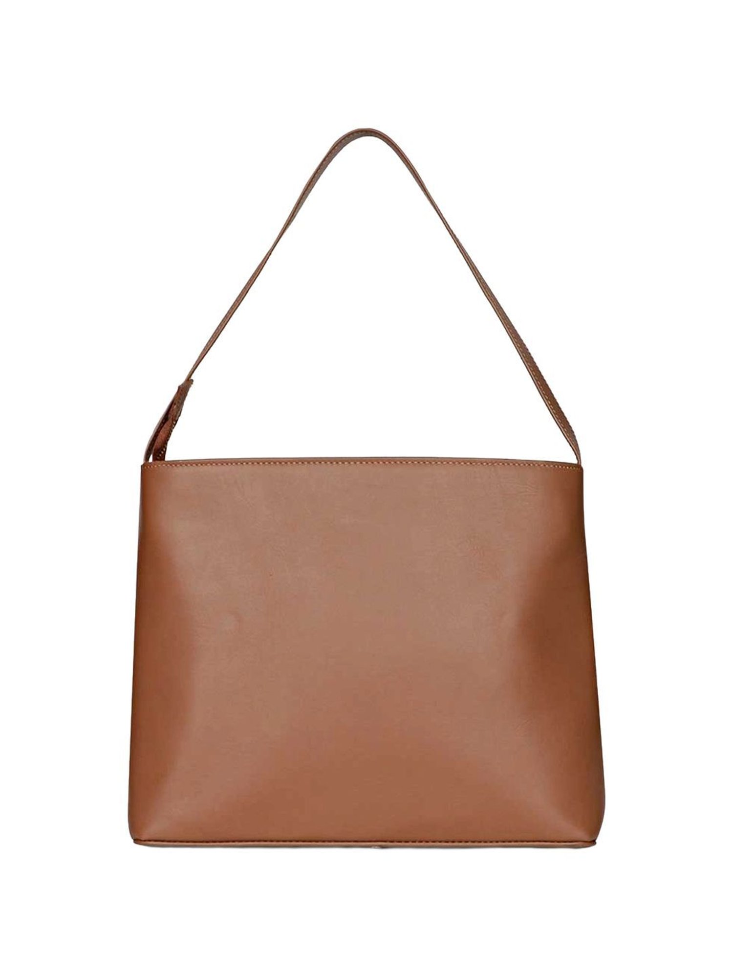 Favore Tan Solid Medium Shoulder