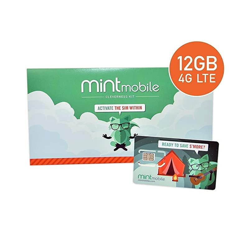 25Month  Wireless Plan | 12GB of 4G LTE Data + Unlimited Talk amp Text for 3 Months 3in1 GSM SIM Card