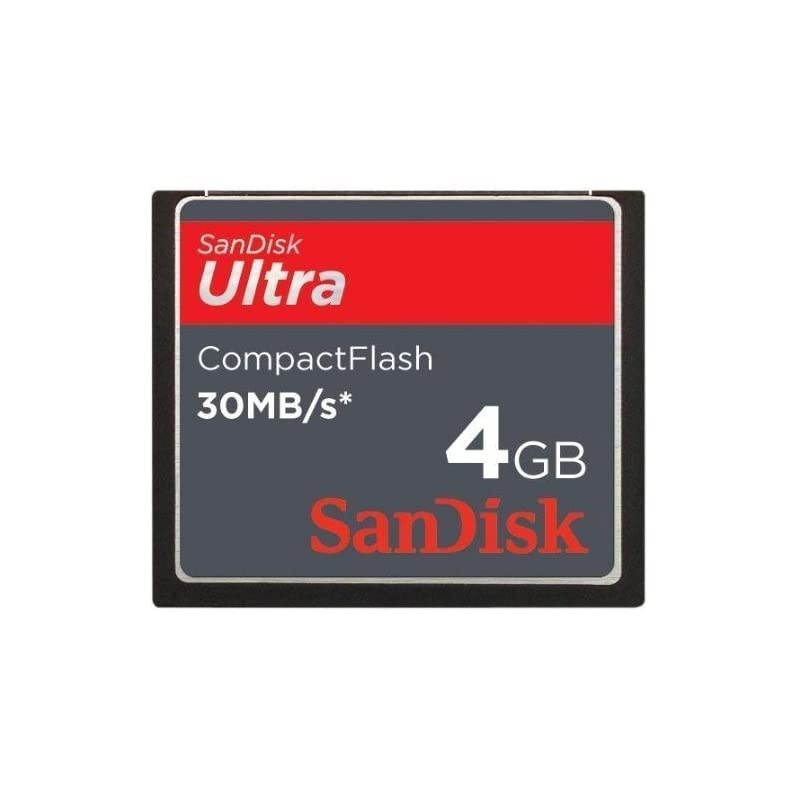 Ultra 4GB CompactFlash Card SDCFH004G bulk packaging
