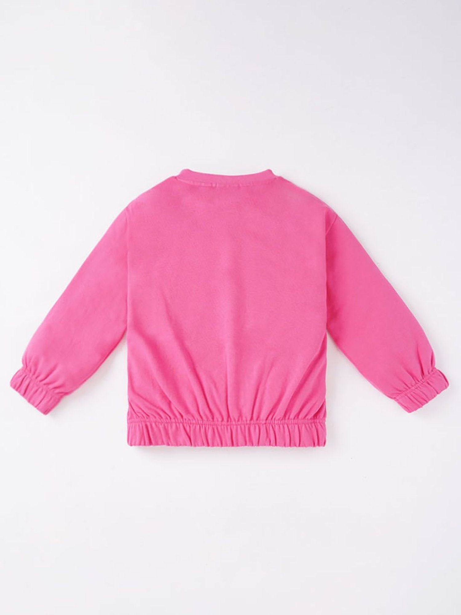 Ed-a-Mamma Kids Pink Solid  Sweatshirt