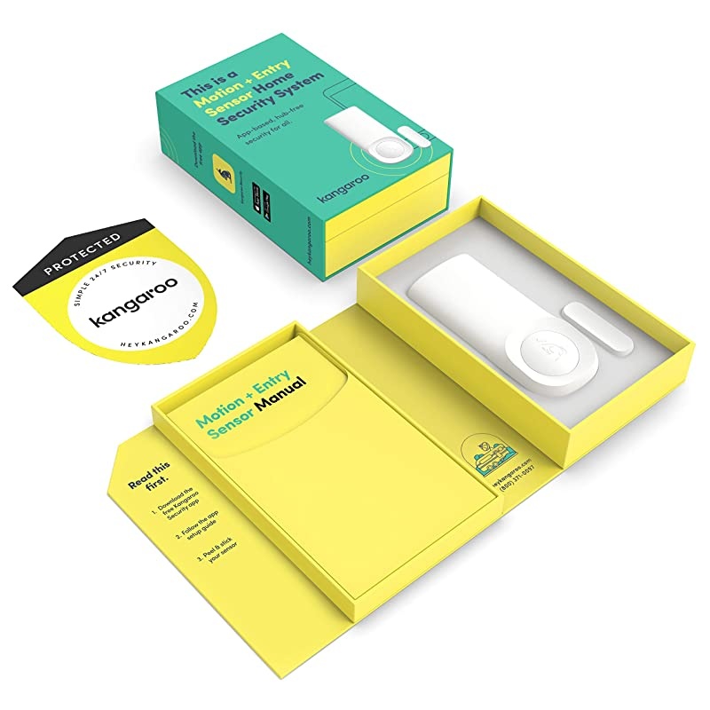 Home Smart WiFi Wireless Security and Surveillance System | Motion + Entry Sensor