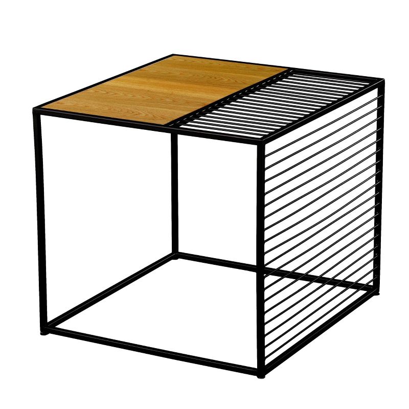 Klinread End Table Brown/Black - Aiden Lane
