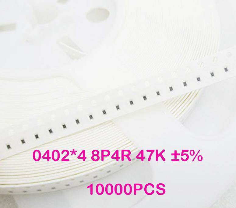 YAGEO YC124-JR-0747K 0402*4 8P4R 47K 473 &plusmn;5% Network Resistor Array