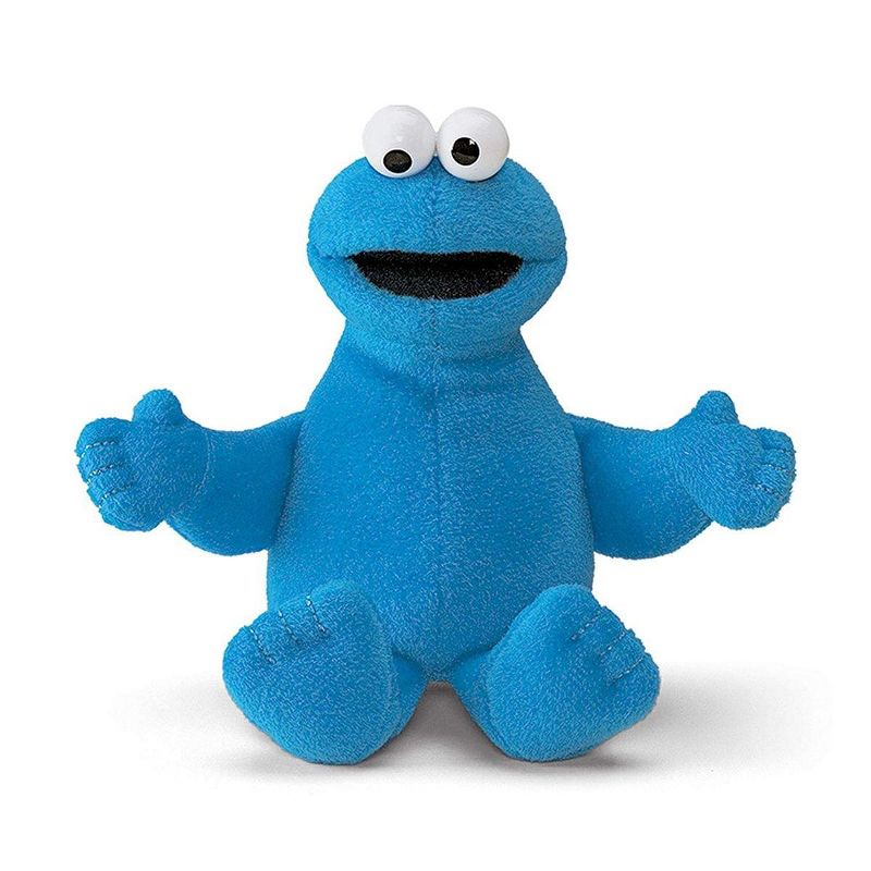 Enesco Sesame Street Cookie Monster 6-Inch Plush Beanbag Character
