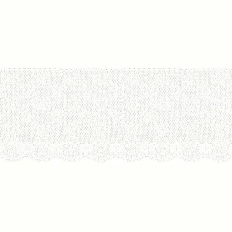 Simplicity Flat Fancy Lace 7"X12yd-White