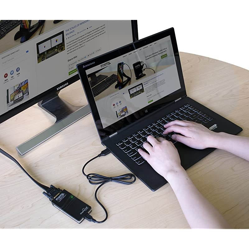 USB to VGA Video Graphics Adapter for Multiple Displays up to 1920x1080 Supports Windows 10 817 XP