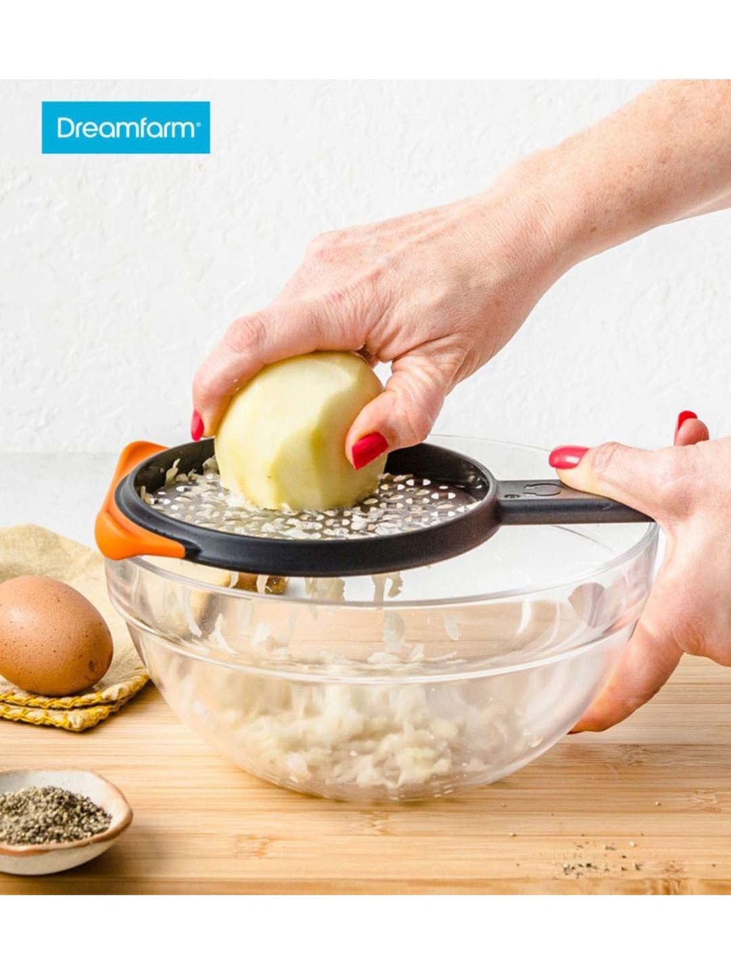 Dreamfarm Orange Medium Ograte Two-Sided Speed Grater