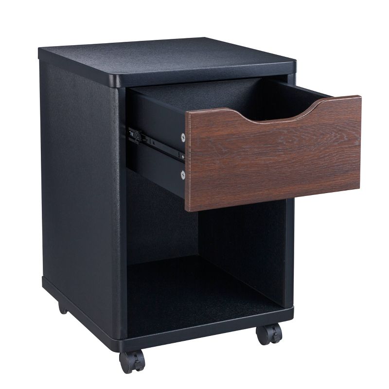 36" Filing Cabinet Black - Home Essentials