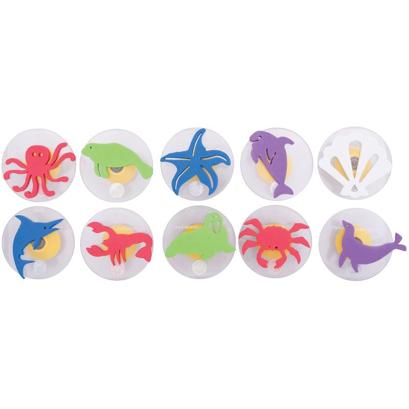 Ready 2 Learn Giant Stampers - Sea Creatures - Set of 10