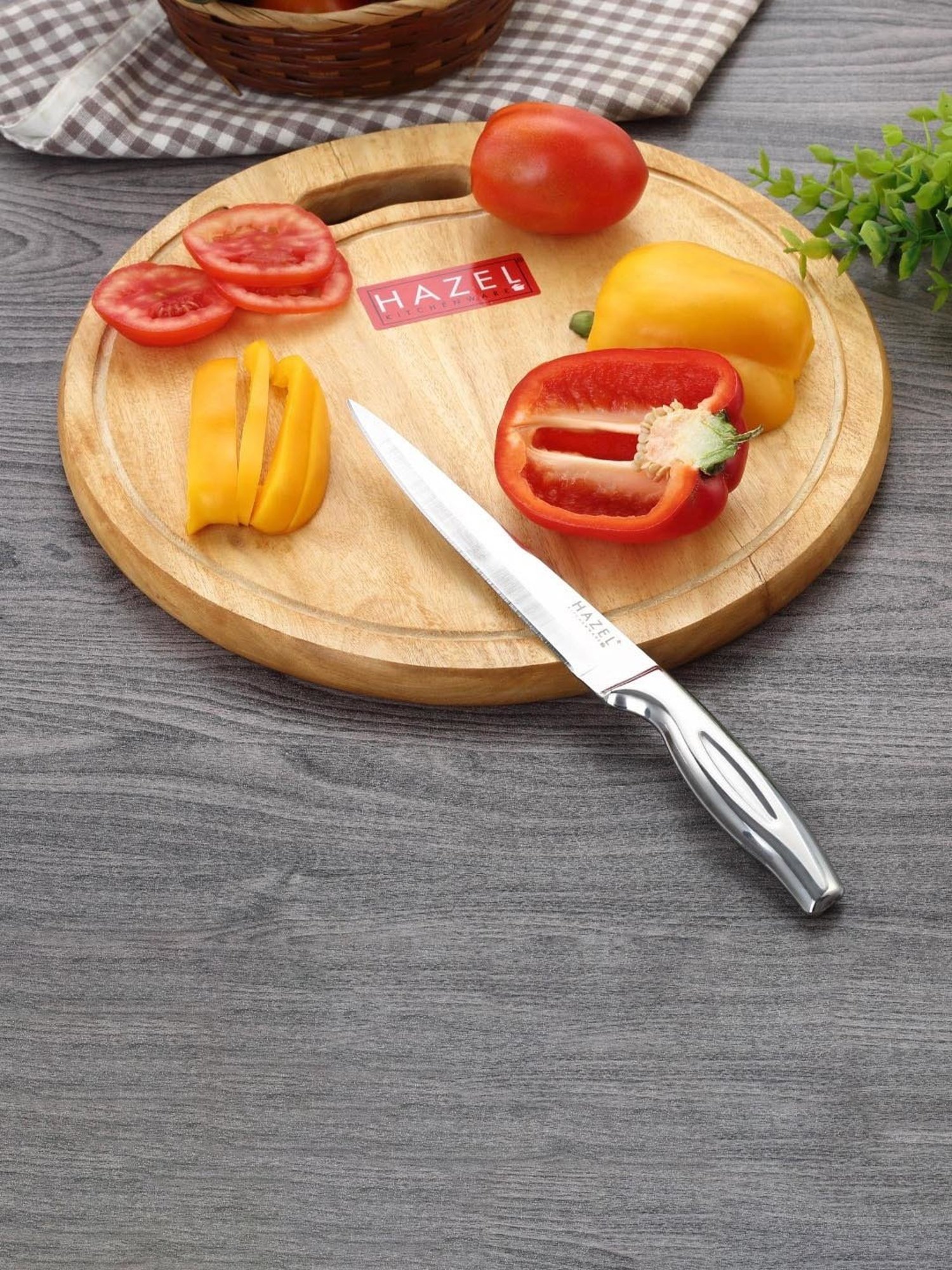 The Indus Valley Brown 6 Piece Wooden Cooking Tool Set