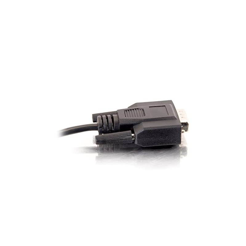 25220 DB9 MM Serial RS232 Cable Black 3 Feet 091 Meters