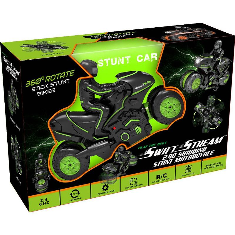 Swift Stream RC Stunt Motorcycle