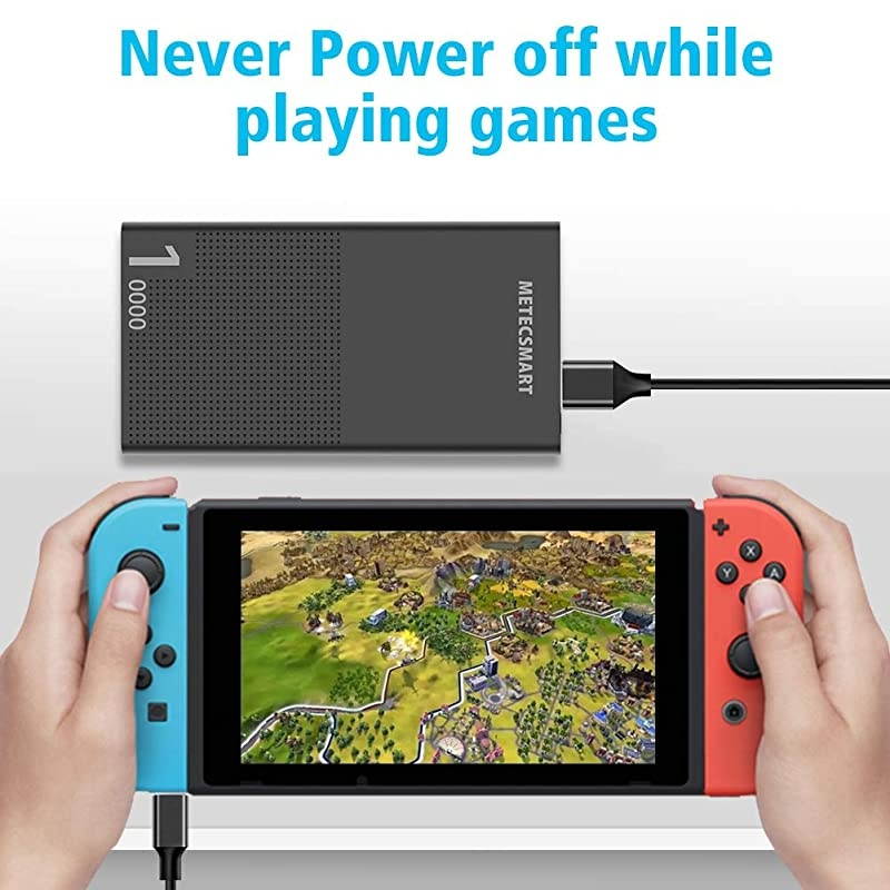 Power Bank, Cell Phone Portable Charger, 5v 10000mAh 10000 USB External Backup Lightweight Travel Blackweb Thin Slim Wallet Mobile Rechargeable Battery Pack for iPhone 11 Samsung Android