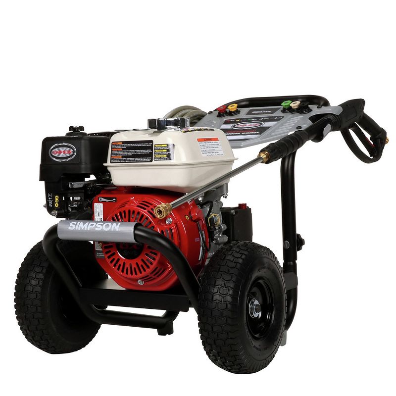 Simpson 61014 3500 PSI at 2.5 GPM HONDA GX200 with AAA AX300 Axial Cam Pump Cold Water Professional Gas Pressure Washer