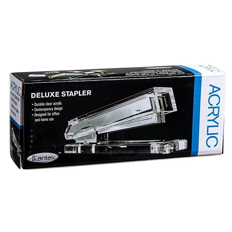 Acrylic Stapler Fits Full Strip of Standard Size Staples 14Inch Wide x 6Inch Deep x 23Inch High Clear AD80