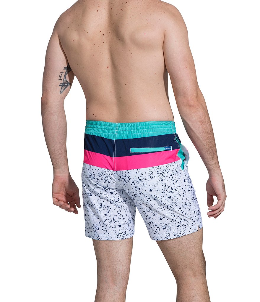Chubbies The Aquatic Libations 7#double; Inseam Stretch Swim Trunks
