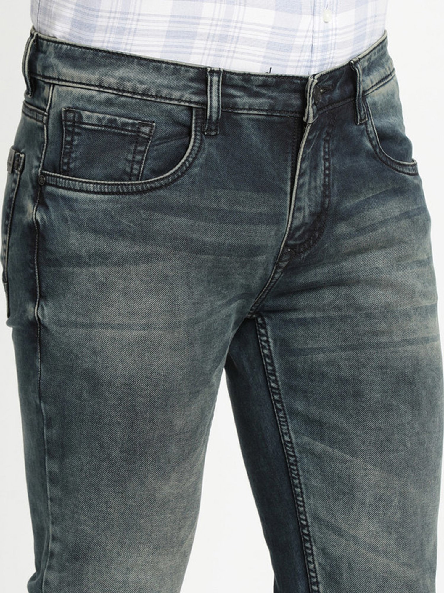 Turtle Blue Narrow Fit Jeans