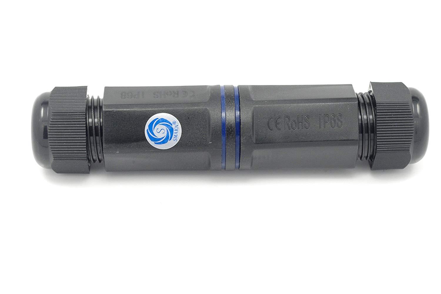 SMAKN Ip68 M25 Waterproof Rj45 Coupler, Female to Female, Shielded, Field Installable(CAT.6