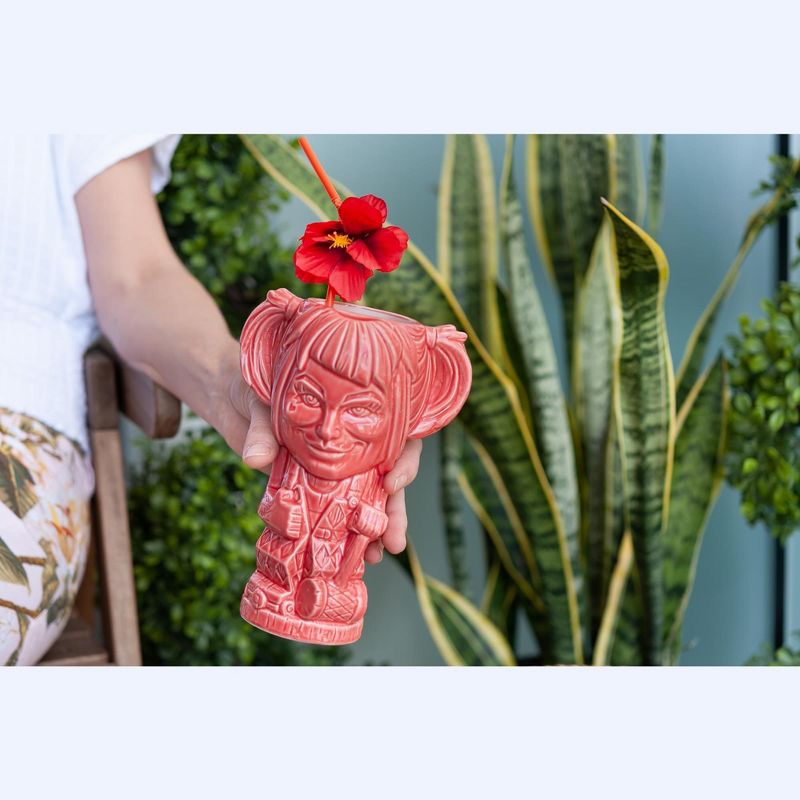 Beeline Creative Geeki Tikis Birds Of Prey Harley Quinn Ceramic Tiki Style Mug | Holds 16 Ounces