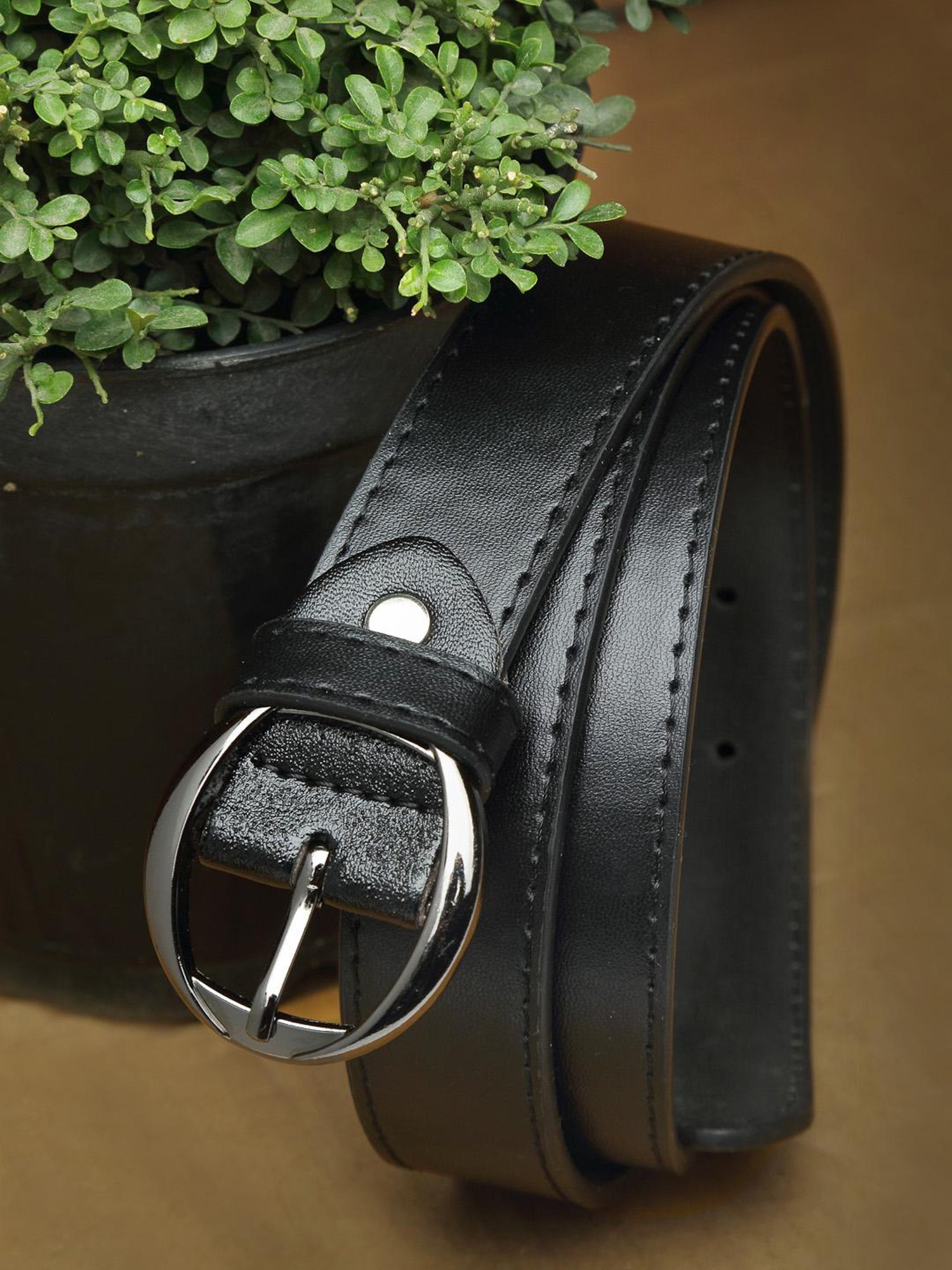 Apsis Black Waist Belt for Women
