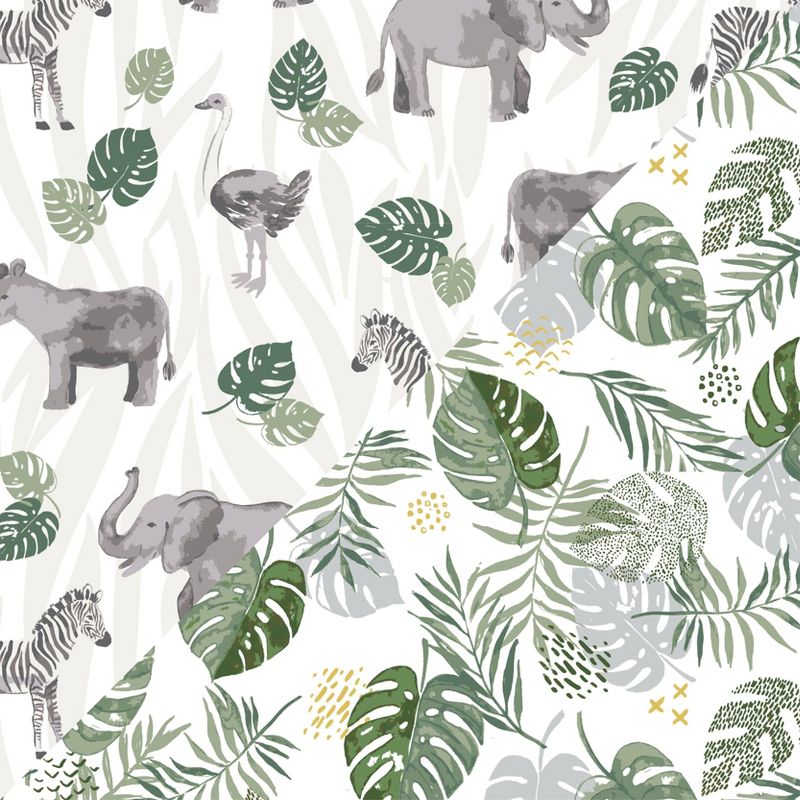 Bebe au Lait Muslin Swaddle Blanket Set Rainforest - Jungle