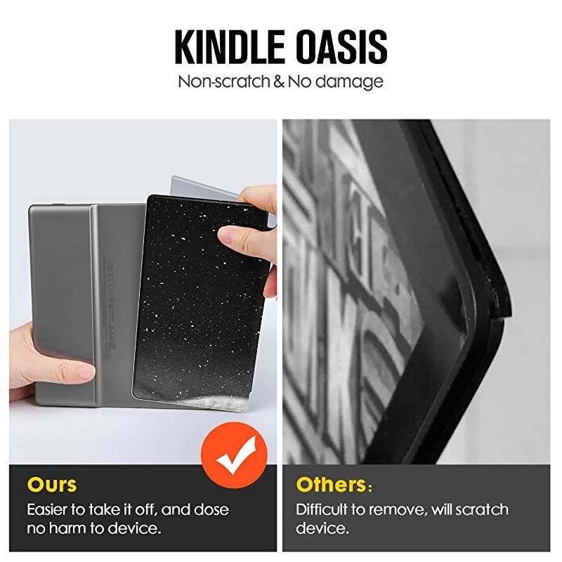 Colorful Case for All-New Kindle Oasis (10th Gen, 2019 Release & 9th Gen, 2017), Premium PU Leather Cover with Auto Wake/Sleep, Strong Adsorption for 7&rsquo;&rsquo;Kindle Oasis, The Boy and Fox